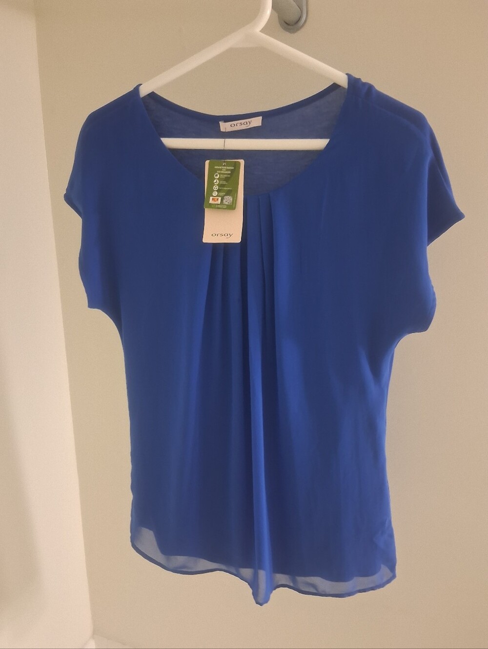 NEW Beautiful Cobalt Blue Blouse Top